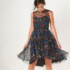 Disney x Lauren Conrad Black Mesh Top